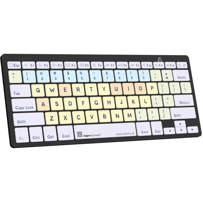 Logickeyboard Dyslexie Bluetooth Mini Keyboard for Windows (US English)