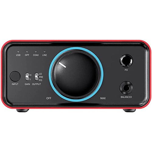 FiiO K7 Desktop USB DAC and Headphone Amplifier (Red)