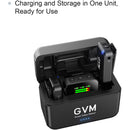 GVM GVM-MIC LM2 2-Person Wireless Microphone System for Cameras and Smartphones (2.4 GHz)