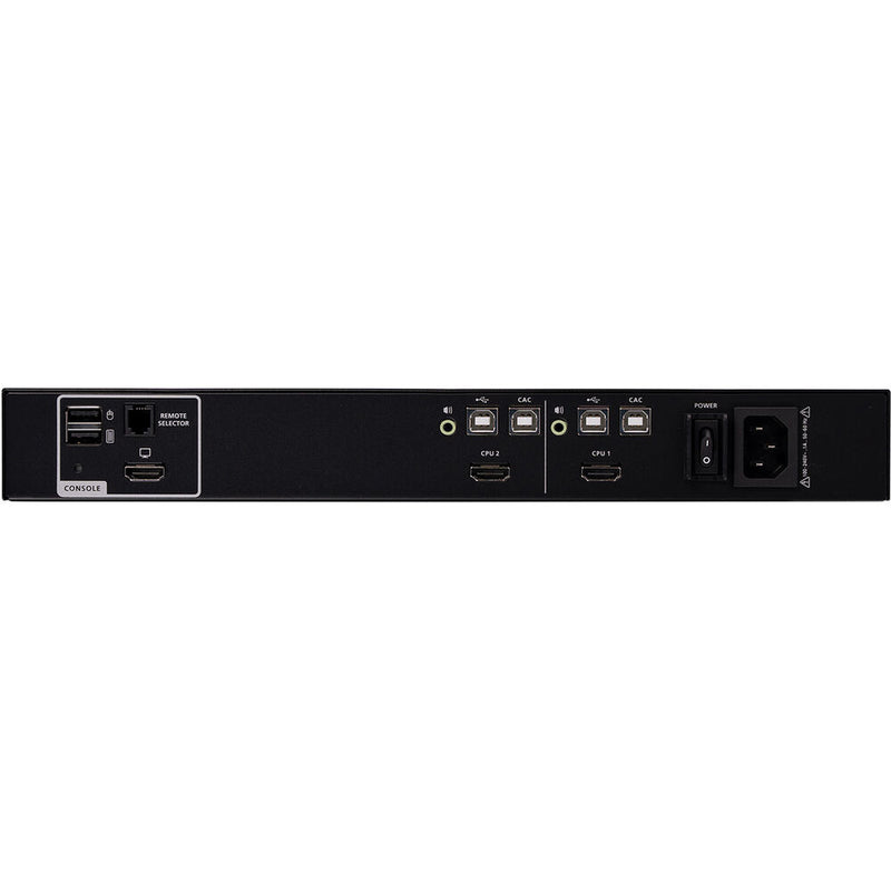 IOGEAR 2-Port Single View HDMI Secure KVM with Audio and CAC Protection Profile v4.0