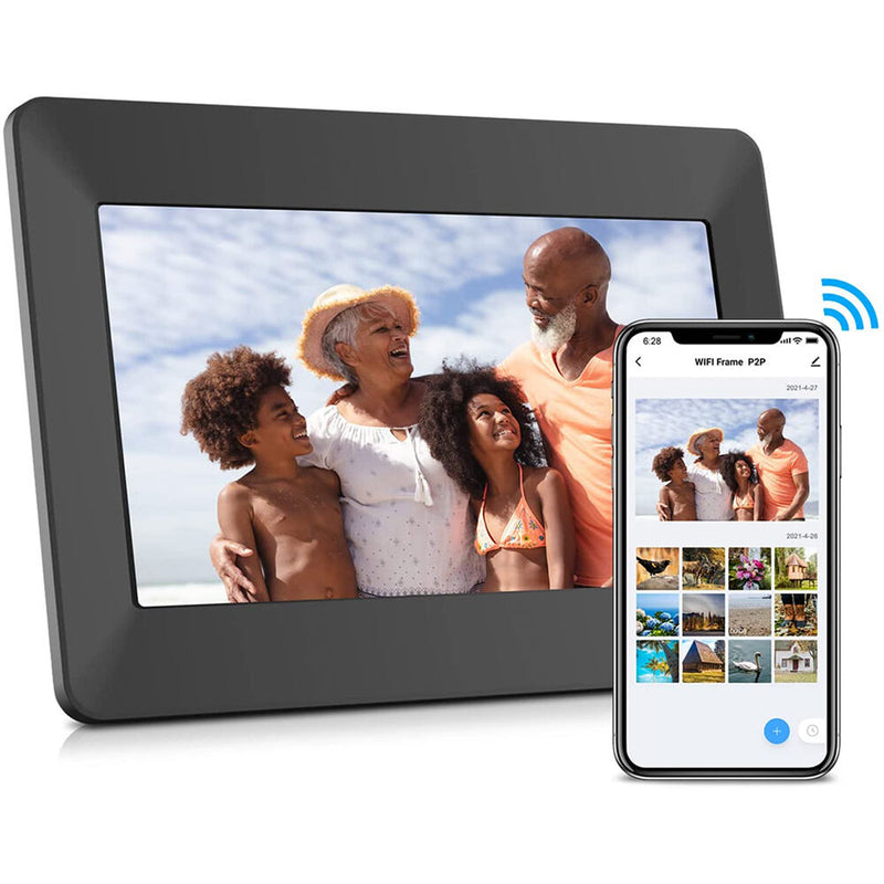 eco4life 10.1" Wi-Fi Digital Photo Frame with Photo/Video Sharing