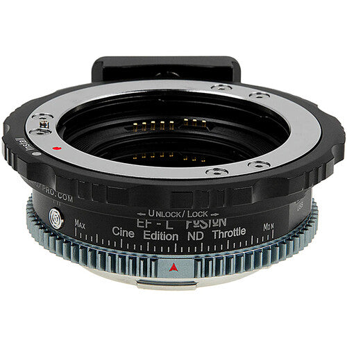 FotodioX Vizelex ND Throttle Fusion Smart AF Cine Edition Lens Adapter for Canon EF Cine Lens to Select L-Mount Body