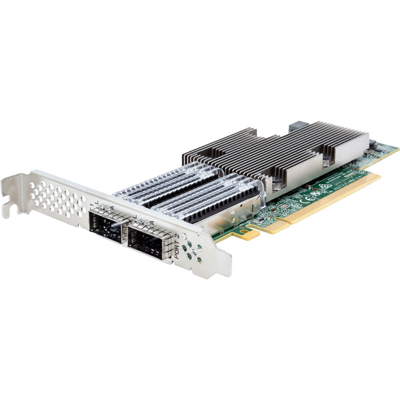 ATTO Technology FastFrame N412 Dual-Channel 100 Gb/s PCIe 4.0 x16 SmartNIC