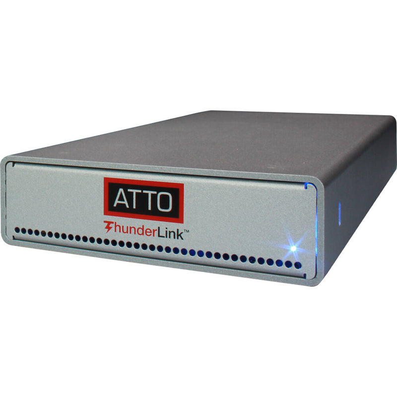 ATTO Technology ThunderLink NS 3252 LC SFP28 Dual 40GB ThunderBolt to Dual 25GB Ethernet Adapter (Long-Range)