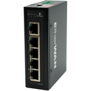 EtherWAN Hardened Unmanaged 4-Port Gigabit PoE & 1-Port Gigabit RJ45 Ethernet Switch (Vertical Housing)