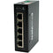 EtherWAN Hardened Unmanaged 4-Port Gigabit PoE & 1-Port Gigabit RJ45 Ethernet Switch (Vertical Housing)