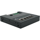 EtherWAN Hardened Unmanaged 4-Port Gigabit PoE & 1-Port Gigabit RJ45 Ethernet Switch (Horizontal Housing)