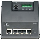 EtherWAN Hardened Unmanaged 4-Port Gigabit PoE & 1-Port Gigabit RJ45 Ethernet Switch (Horizontal Housing)