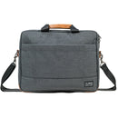 PKG International Annex Messenger Bag (10L, Dark Gray/Tan)