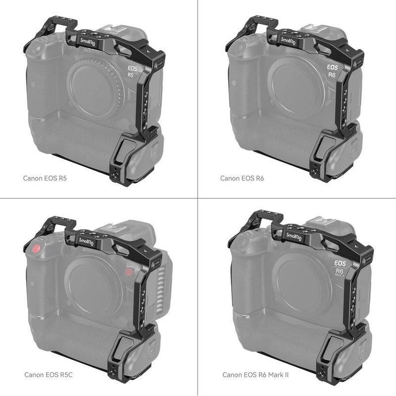 SmallRig Full Camera Cage for Select Canon EOS Cameras with BG-R10 Battery Grip