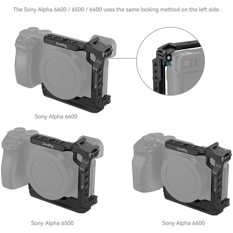 SmallRig Half Camera Cage for Select Sony Alpha Series Cameras