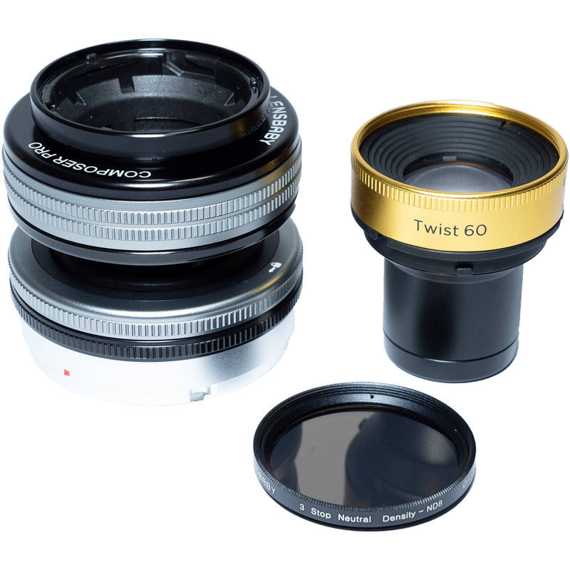 Lensbaby Composer Pro II with Twist 60 Optic and ND Filter (Canon RF)