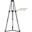 Teris TS1610CF-Q 2-Stage Carbon Fiber Tripod