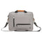 PKG International Annex Messenger Bag (10L, Light Gray/Tan)