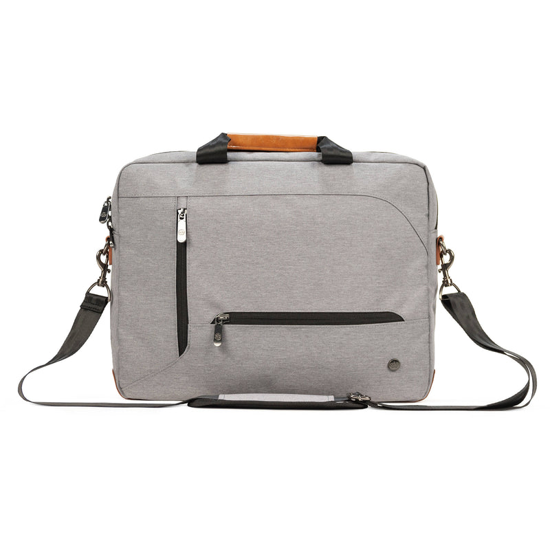 PKG International Annex Messenger Bag (10L, Light Gray/Tan)