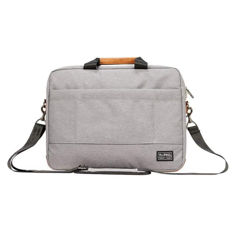 PKG International Annex Messenger Bag (10L, Light Gray/Tan)