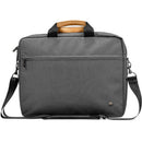 PKG International Spadina Messenger Bag (Dark Gray / Tan, 10L)