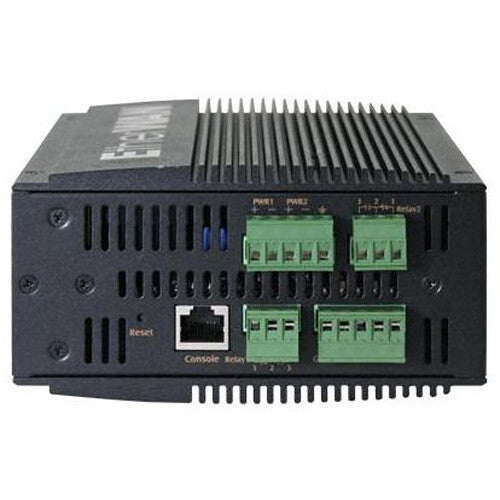 EtherWAN EX78900E Series Hardened Managed 8-Port Gigabit 60W PoE and 4-Port Dual-Rate Gigabit SFP Ethernet Switch