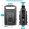 Neewer Dual-Channel V-Mount Battery Charger with XLR Output