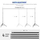 Neewer Adjustable Backdrop Stand Kit (8.5 x 10')