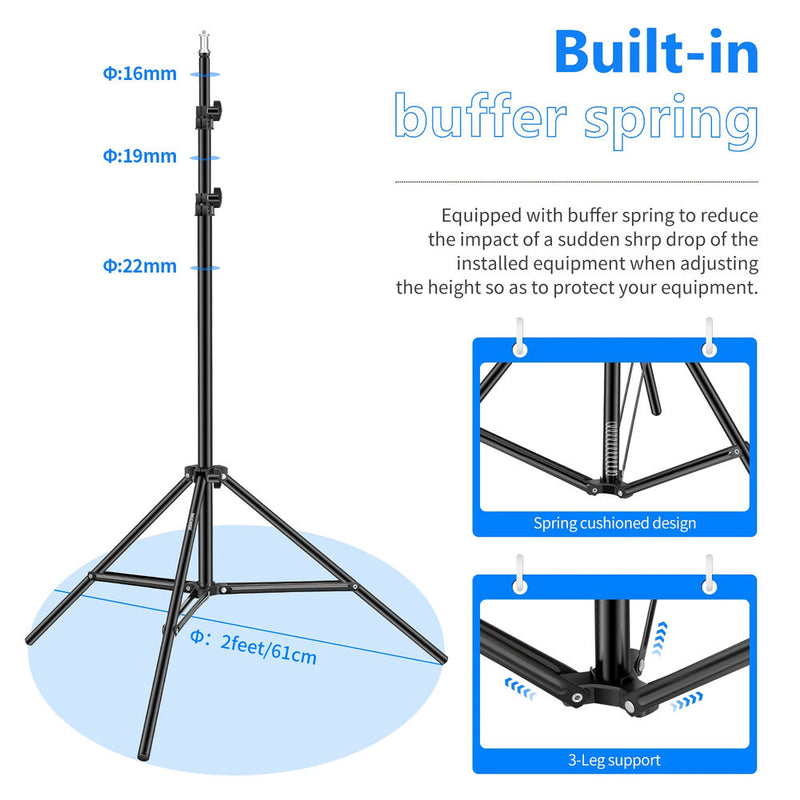 Neewer Photography Light Stand (6.23', 2-Pack)