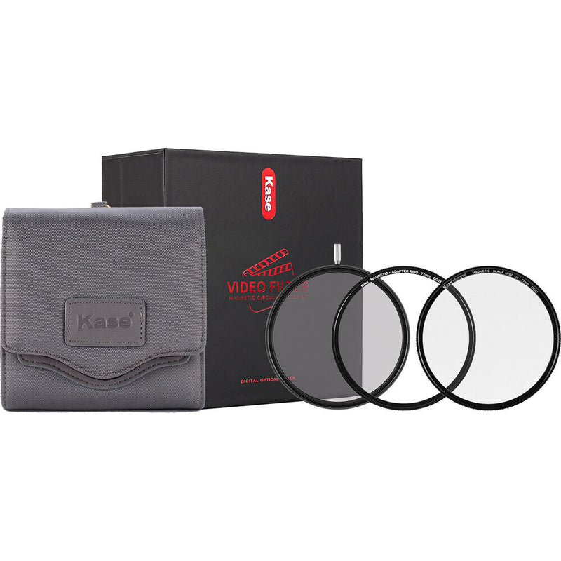 Kase Magnetic Circular Filter Video Kit (Black Mist, 77mm)