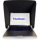 SunShader 3 Laptop Sun Shade & Privacy Screen (Large, Charcoal Gray)