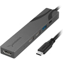 Sabrent 4-in-1 Multi-Port USB-C Hub (Gray)