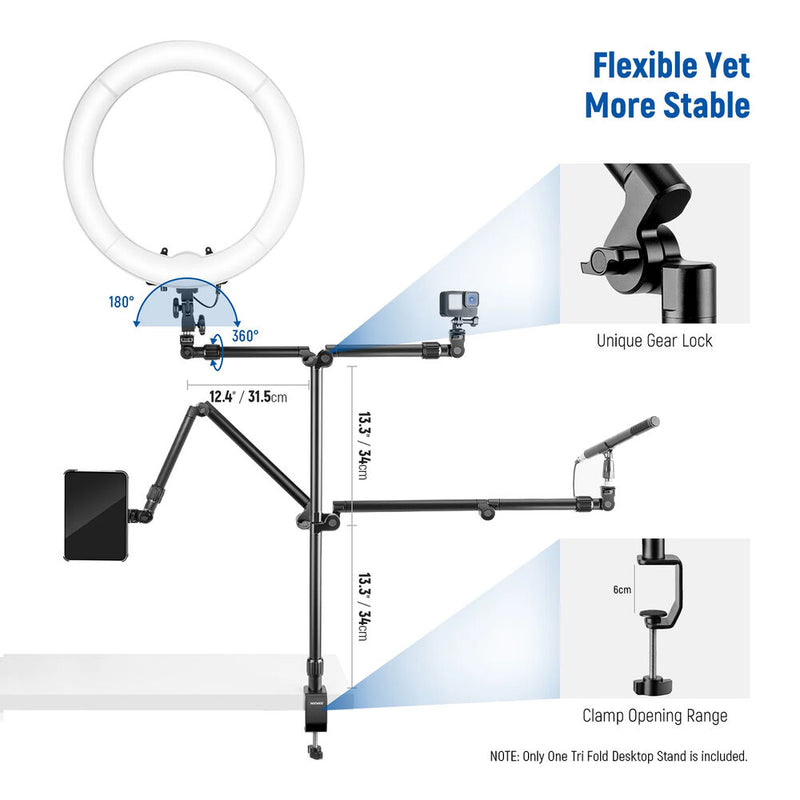 Neewer C-Clamp Webcam Stand Camera Mount