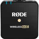 RODE Wireless GO II TX Transmitter/Recorder for Wireless GO II System (2.4 GHz, Black)