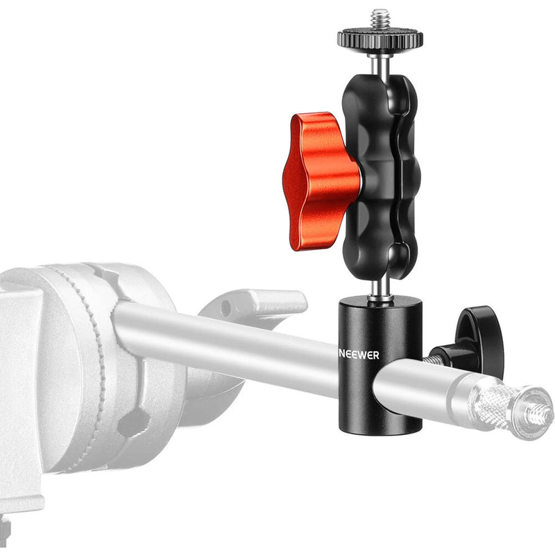 Neewer Dual Joint Tilt Bracket with C-Stand Boom Arm Adapter