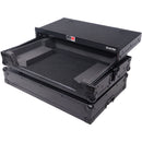 ProX ATA Flight Style Road Case for Pioneer DDJ-400 DDJ-SB3 with Laptop Shelf (Black-on-Black)