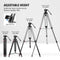 Neewer TP74 74" Pro Video Aluminum Tripod with Fluid Head