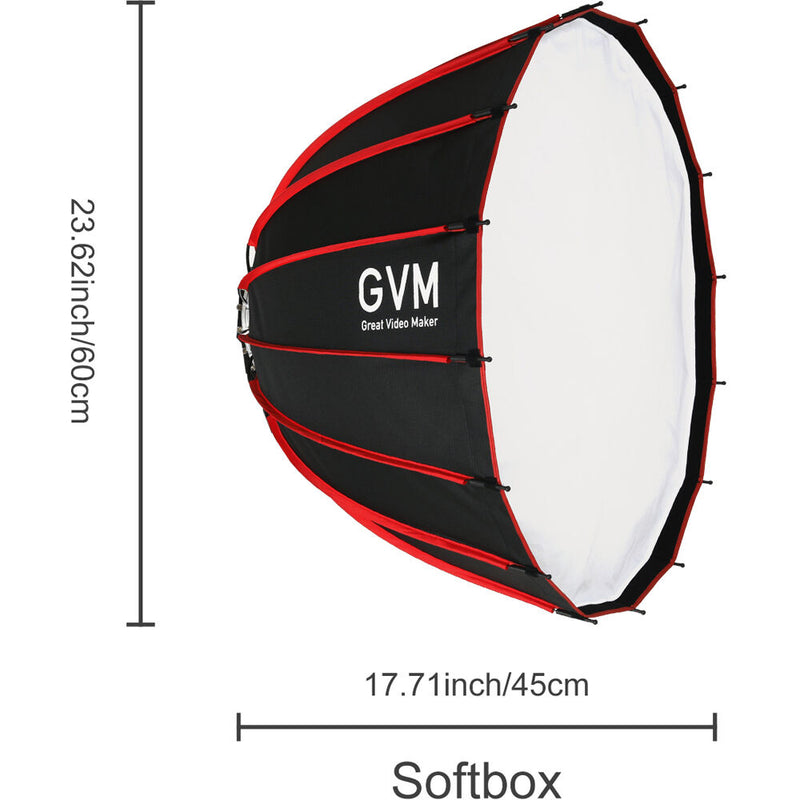 GVM Portable Quick Release Softbox (24")