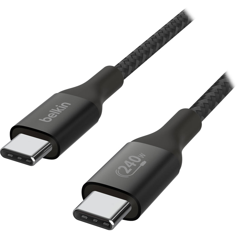 Belkin 6.6' BoostCharge 240W USB-C Cable (Black)