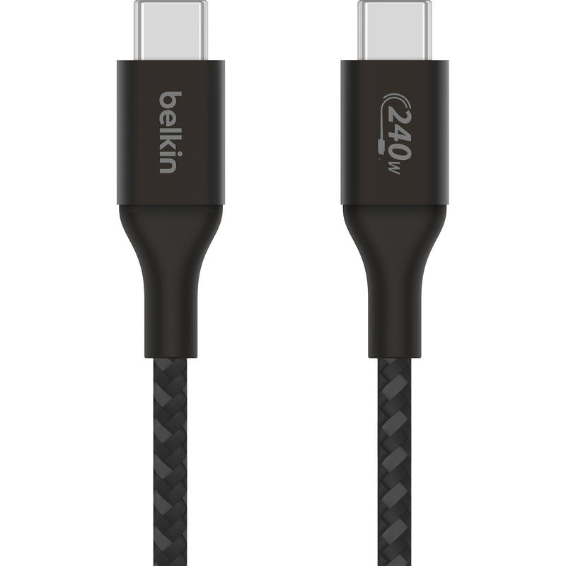 Belkin 6.6' BoostCharge 240W USB-C Cable (Black)
