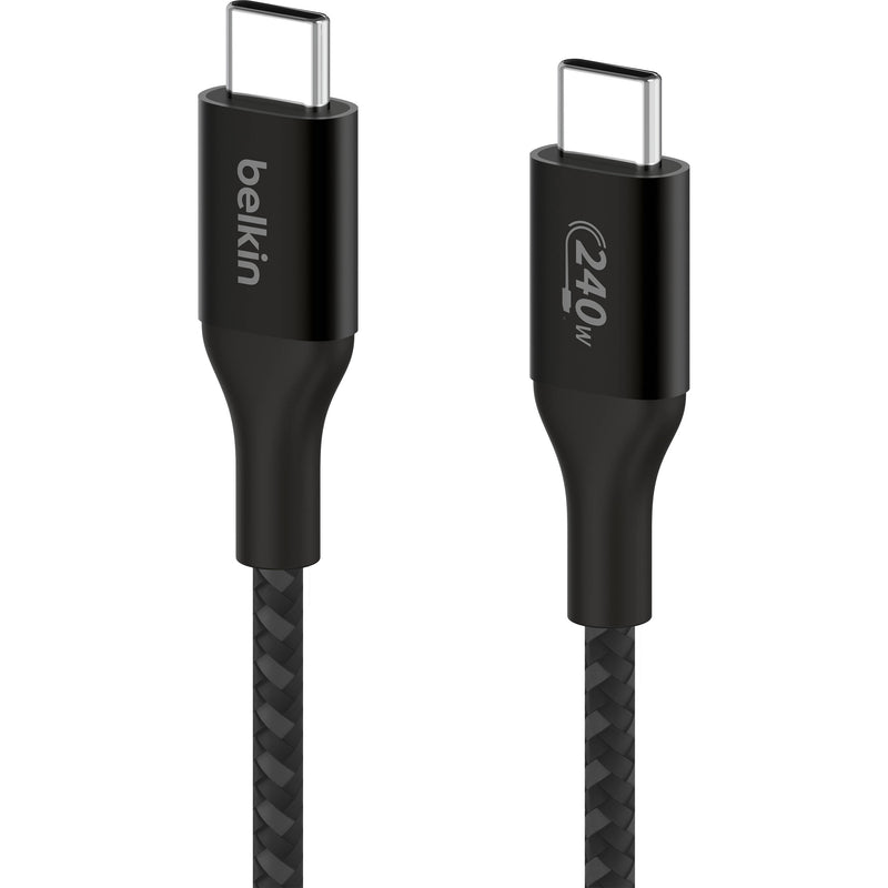 Belkin 6.6' BoostCharge 240W USB-C Cable (Black)