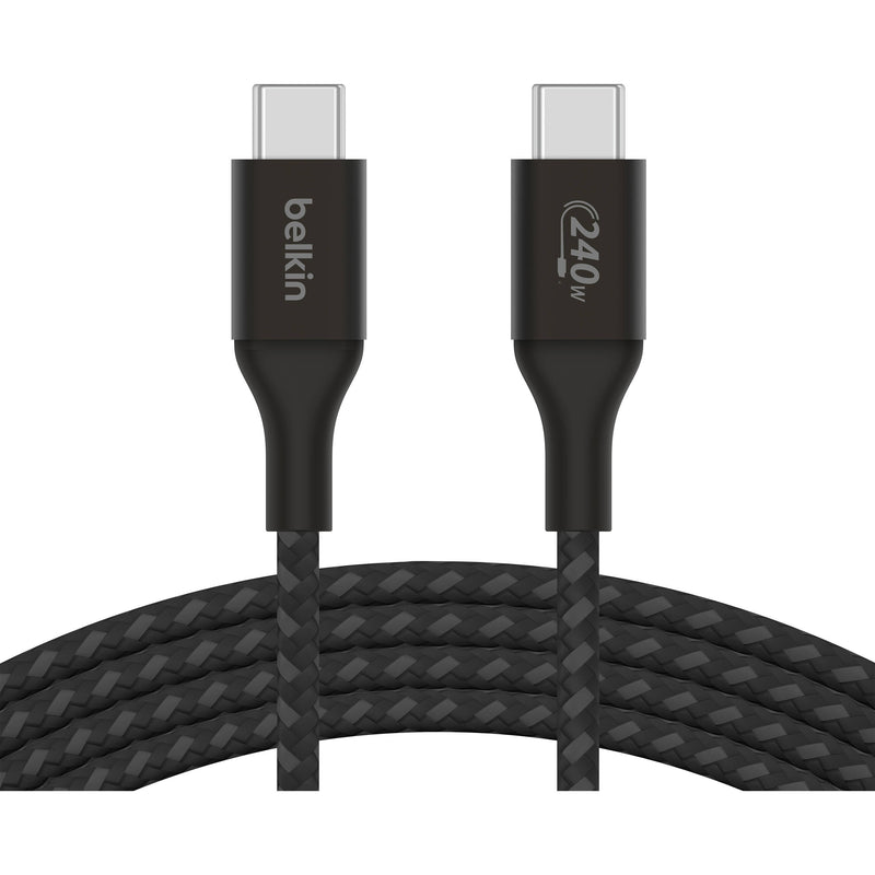 Belkin 6.6' BoostCharge 240W USB-C Cable (Black)