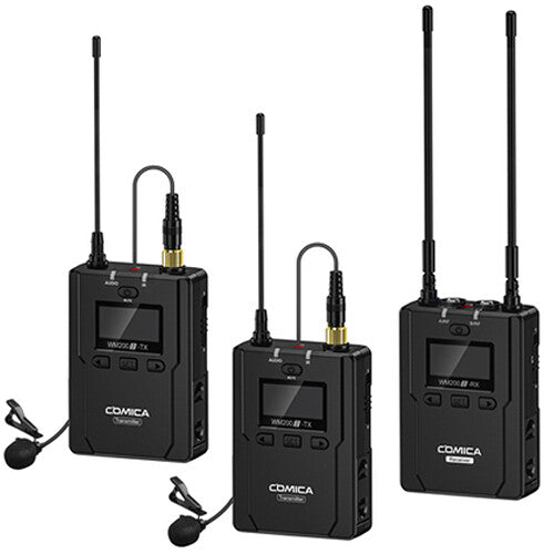 Comica Audio CVM-WM200IIA UHF 2-Person Wireless Lavalier Microphone System (534 to 589 MHz)