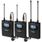 Comica Audio WM-300IIA UHF 2-Person Wireless Lavalier Microphone System (534 to 589 MHz)