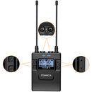 Comica Audio WM-300IIA UHF 2-Person Wireless Lavalier Microphone System (534 to 589 MHz)