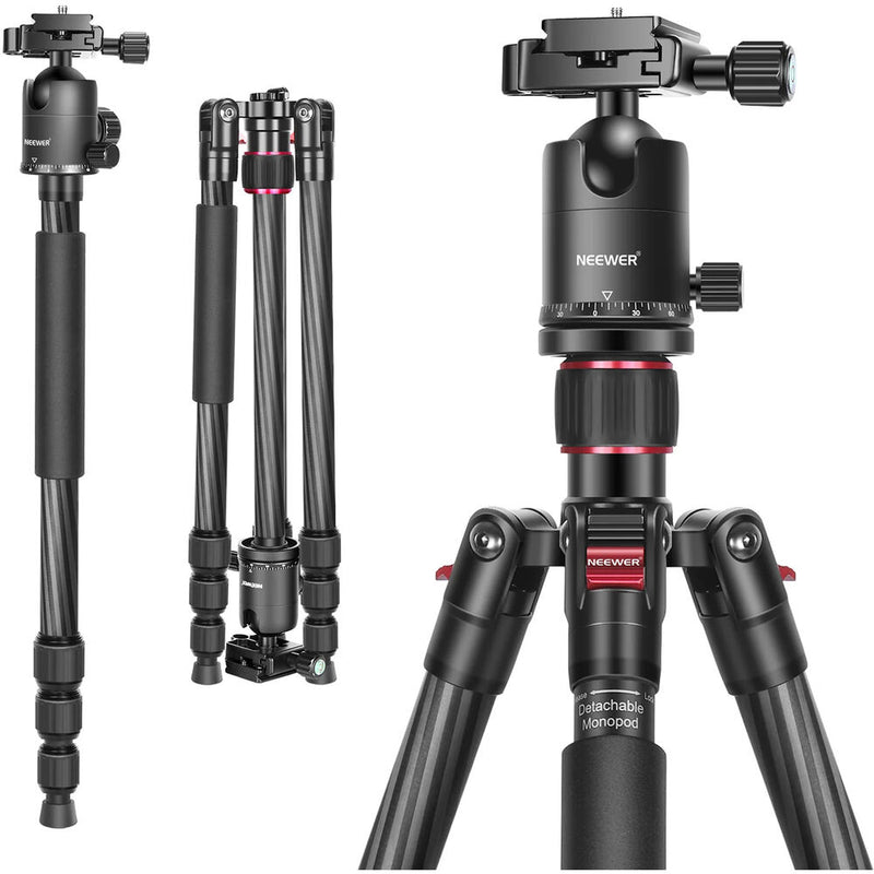 Neewer Carbon Fiber Tripod with Ball Head