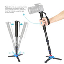 Neewer T222 Extendable Camera Monopod with Stand Base