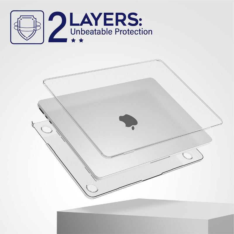 iBenzer Neon Party Hardshell Case for 15" MacBook Air (Crystal Clear)