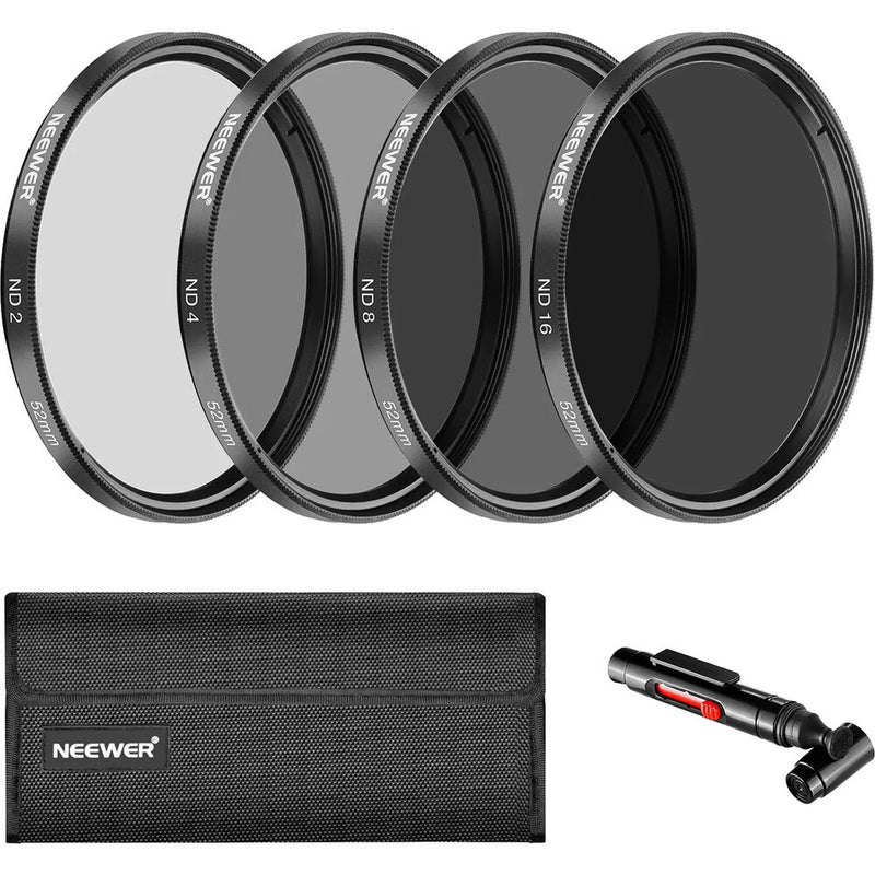 Neewer ND Filter Kit (49mm, 1, 2, 3, 4-Stop)