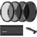 Neewer ND Filter Kit (62mm, 1, 2, 3, 4-Stop)