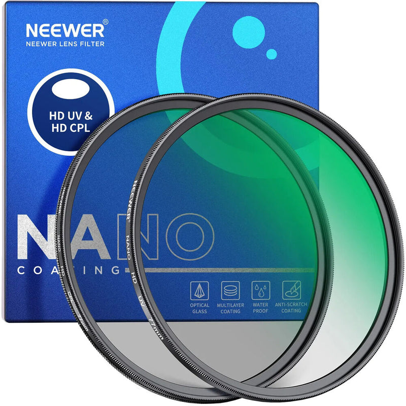 Neewer CPL UV Lens Filter Kit (62mm)