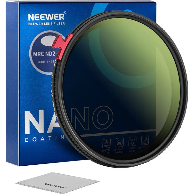 Neewer Variable ND Filter (62mm, 1 to 9-Stop)