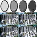 Neewer ND Filter Kit (49mm, 1, 2, 3, 4-Stop)