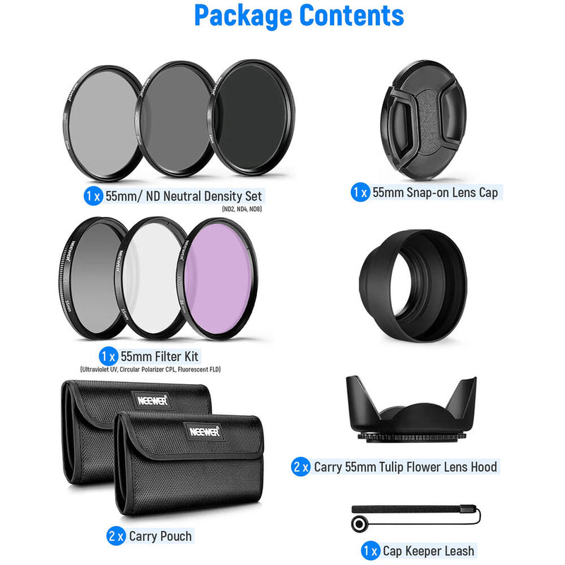 Neewer Professional Lens Filter Accessory Kit (82mm)